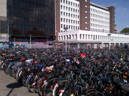 I have never seen so many bicycles in my life..